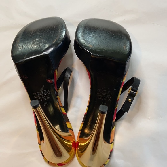 VINTAGE‎ GIUSEPPE ZANOTTI VICINI PLATFORM SANDAL 9 - Picture 5 of 6